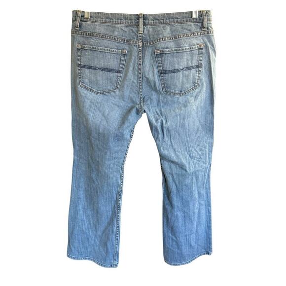 Express X2-W4 Low Rise Boot Leg Regular Fit Denim Jeans Womens 12 Casual - Picture 3 of 11